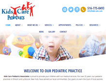 Tablet Screenshot of kids-care.com
